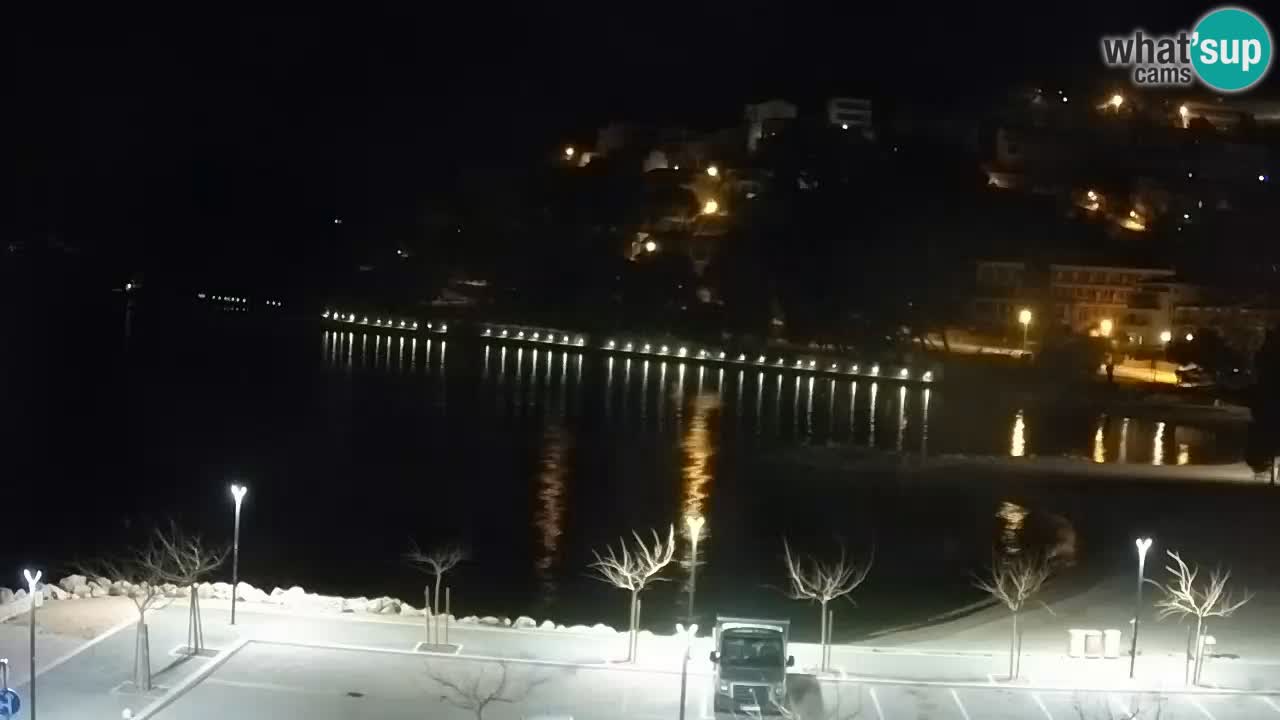 Baška Voda u živo | web kamera plaža Podluka