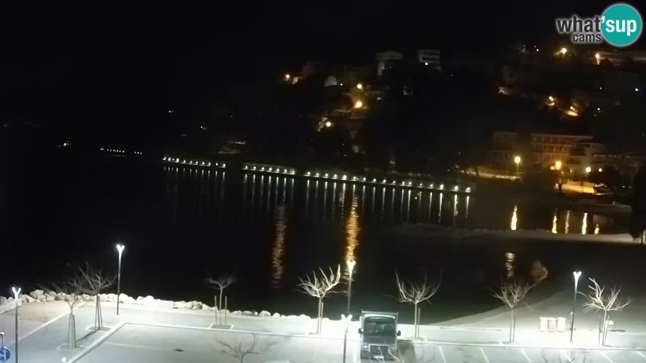 Baška Voda live | webcam spiaggia Podluka