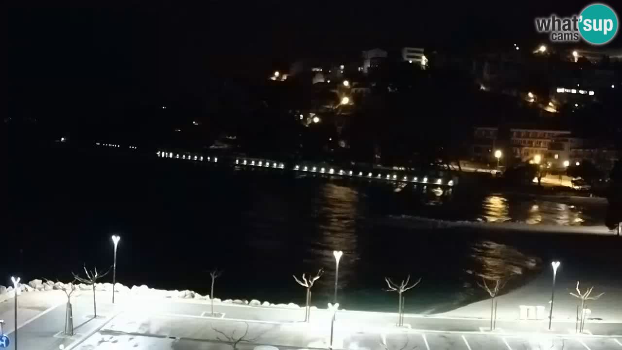 Baška Voda live | webcam spiaggia Podluka