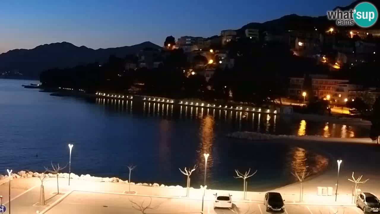 Baška Voda v živo | kamera Podluka plaža