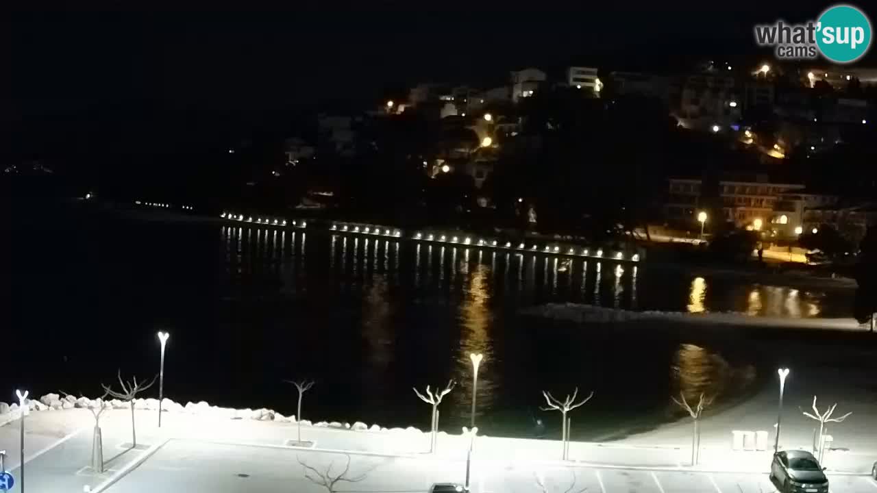 Baška Voda | webcam Podluka Strand