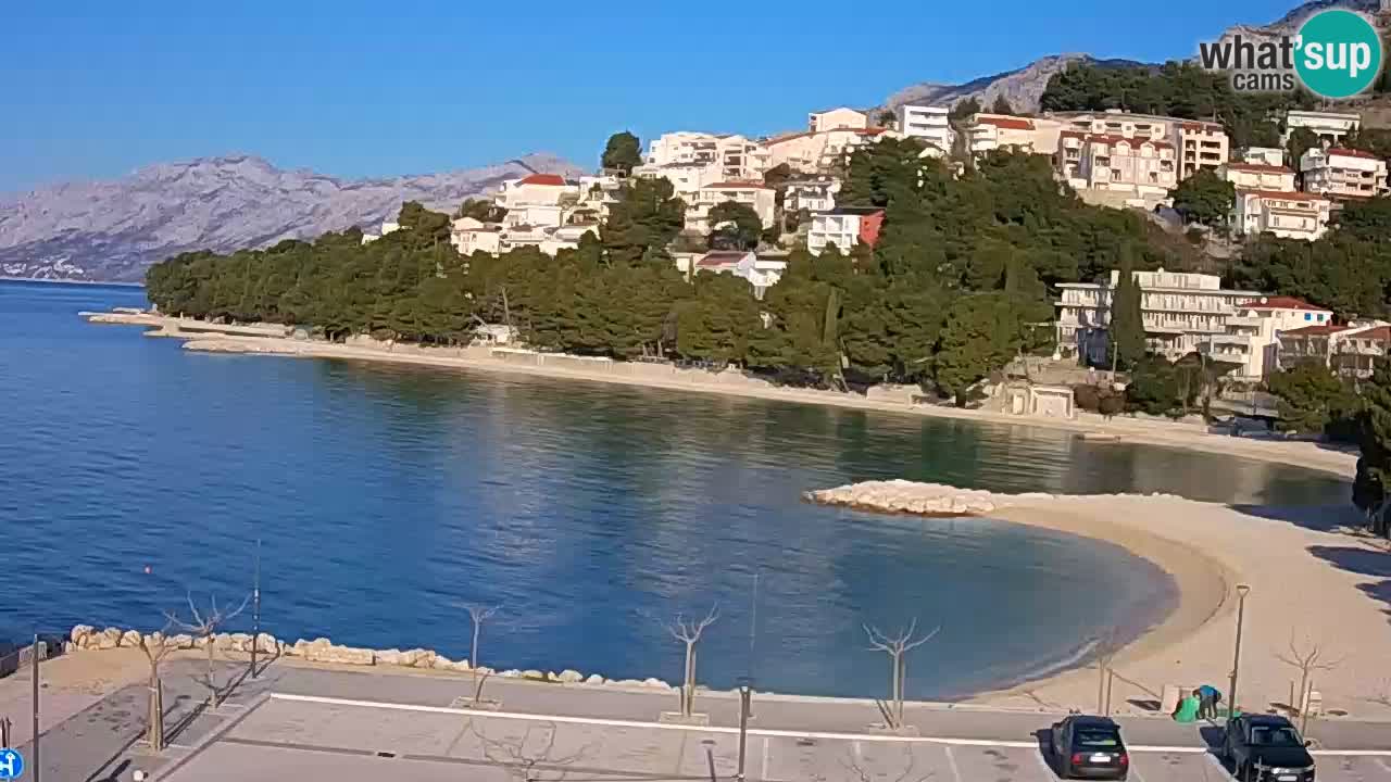 Baška Voda | Podluka beach webcam