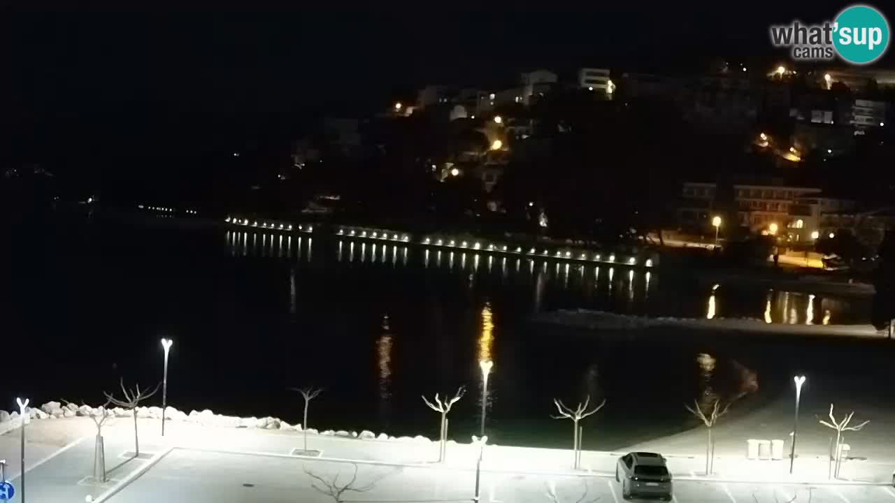 Baška Voda live | webcam spiaggia Podluka