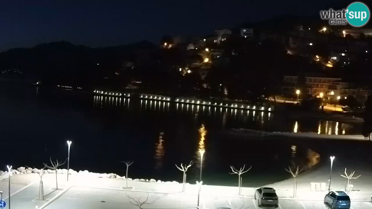 Baška Voda live | webcam spiaggia Podluka