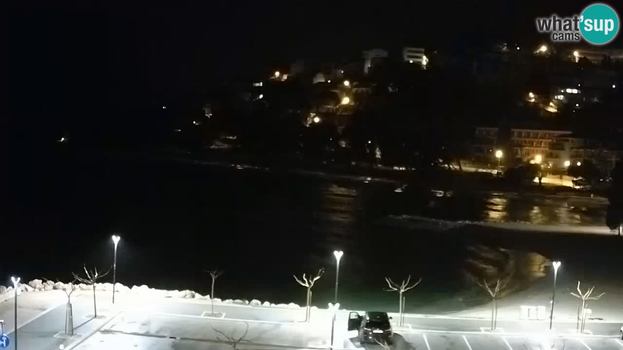 Baška Voda live | webcam spiaggia Podluka