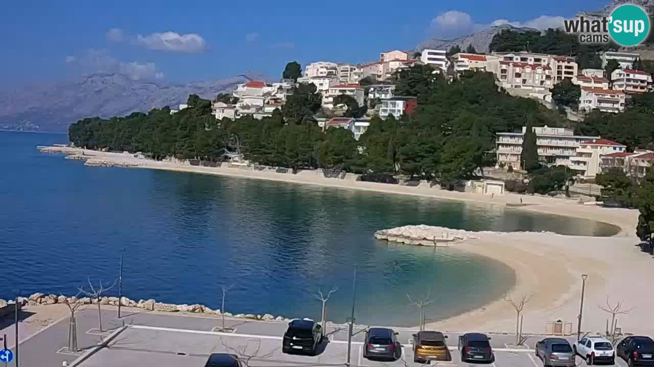 Baška Voda u živo | web kamera plaža Podluka