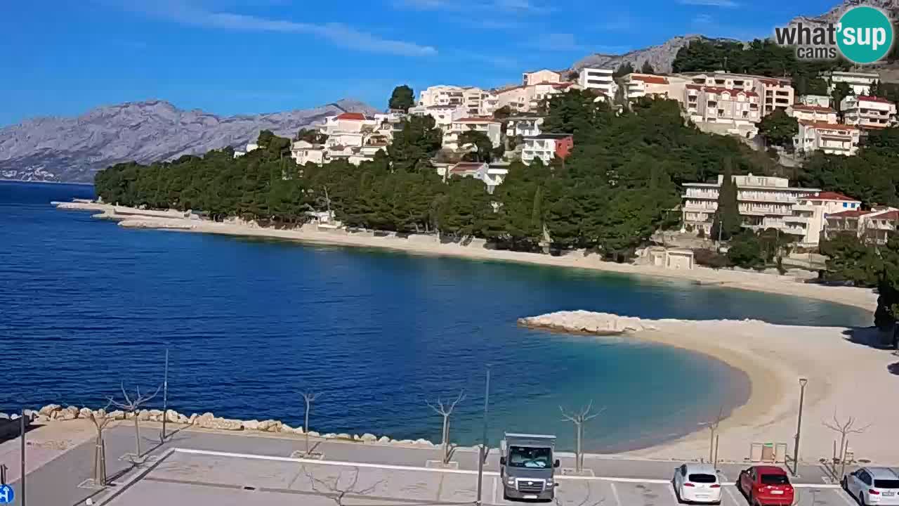 Baška Voda | Podluka beach webcam
