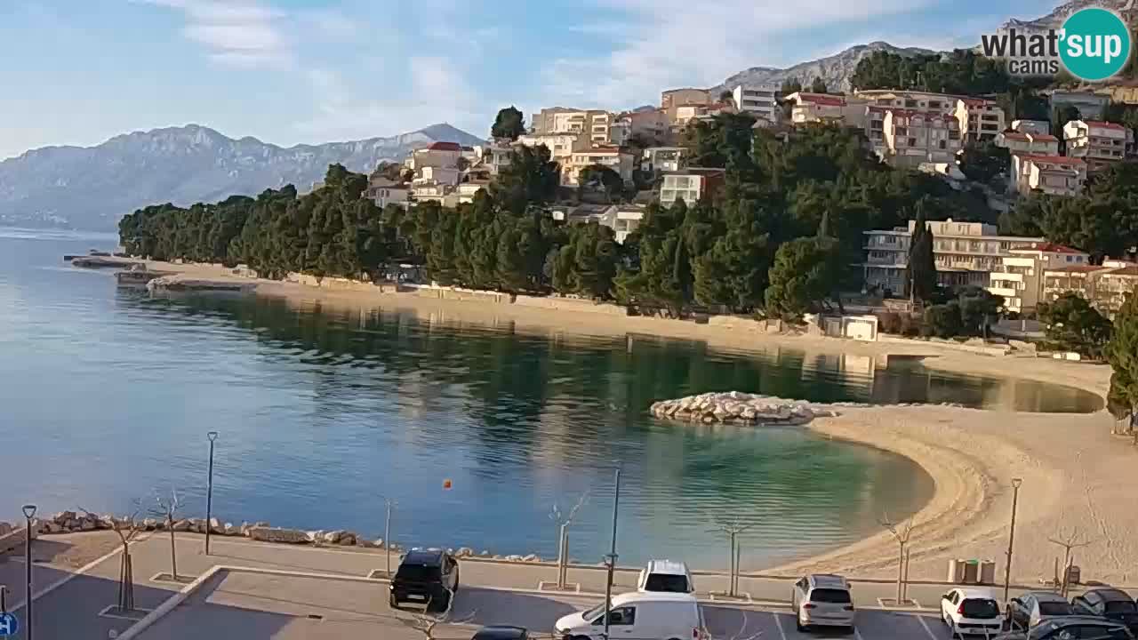 Baška Voda | Podluka beach webcam