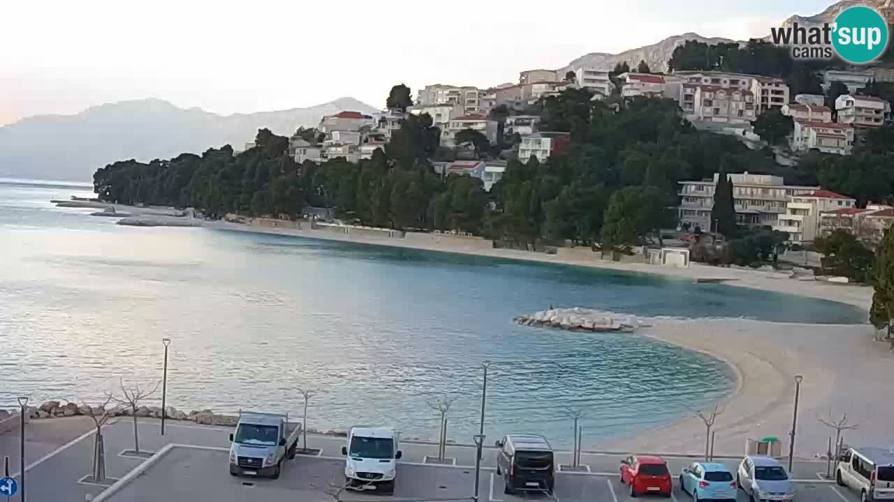 Baška Voda | Podluka beach webcam