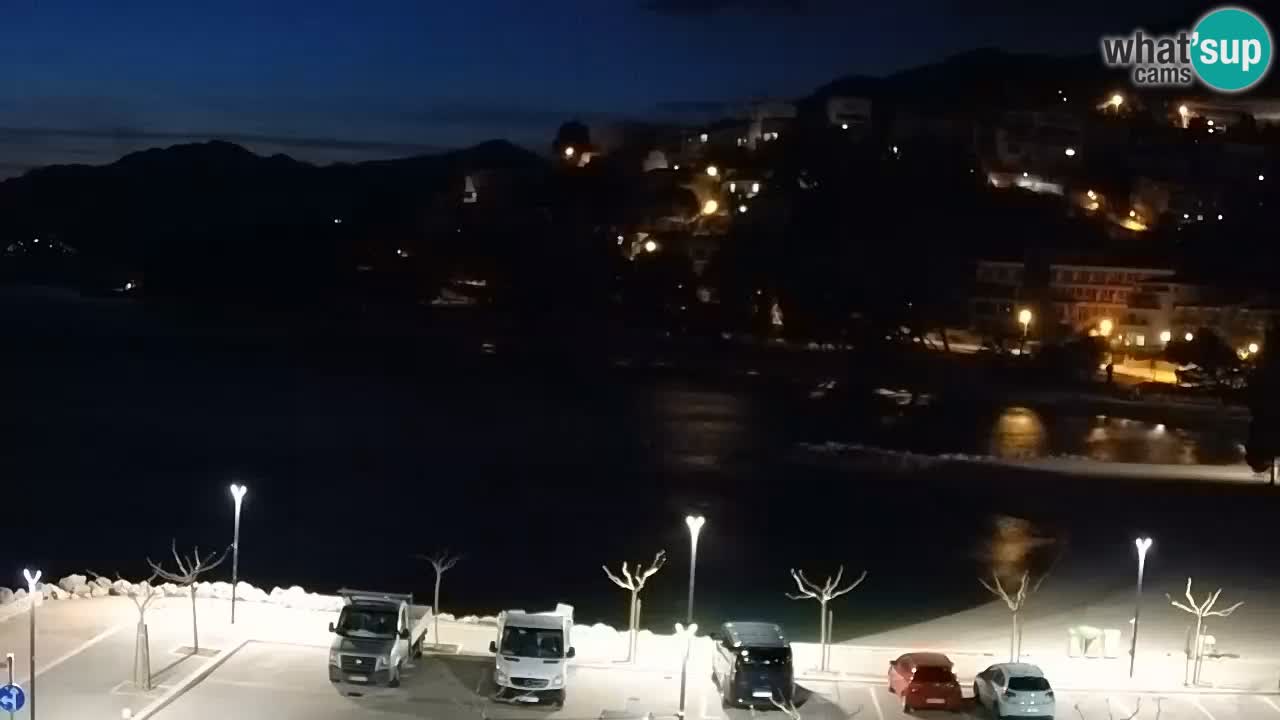 Baška Voda v živo | kamera Podluka plaža