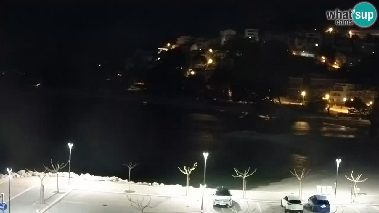 Baška Voda | webcam Podluka Strand