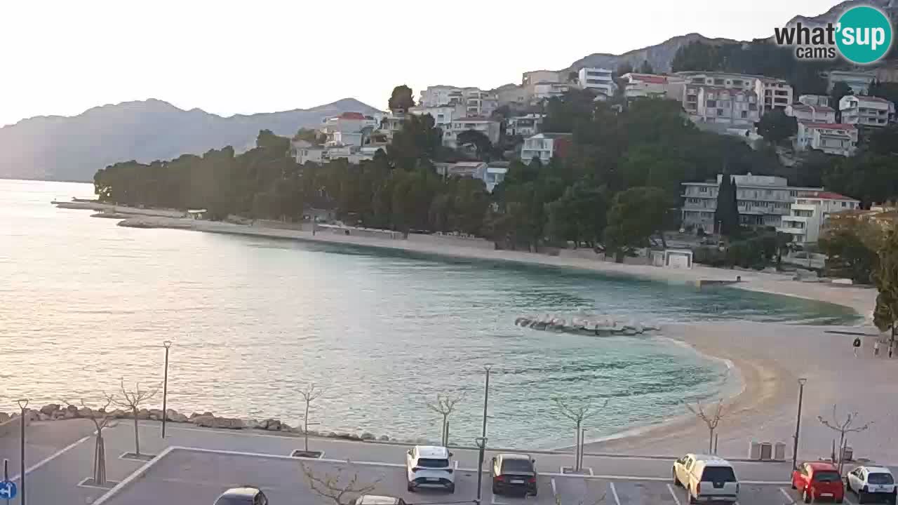 Baška Voda | webcam Podluka Strand