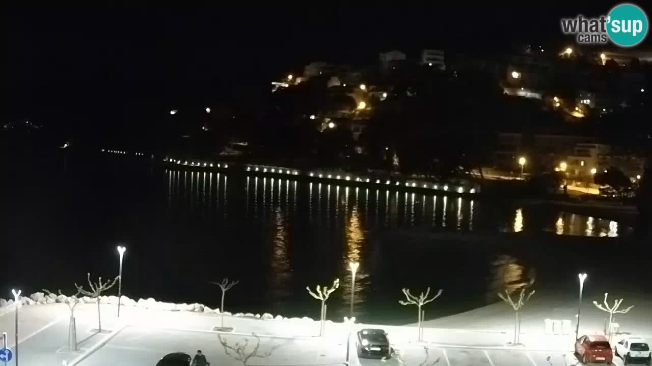 Baška Voda u živo | web kamera plaža Podluka