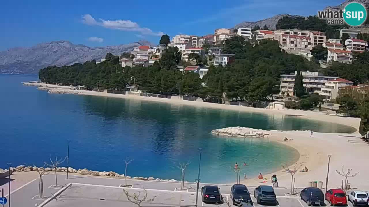 Baška Voda | Podluka beach webcam
