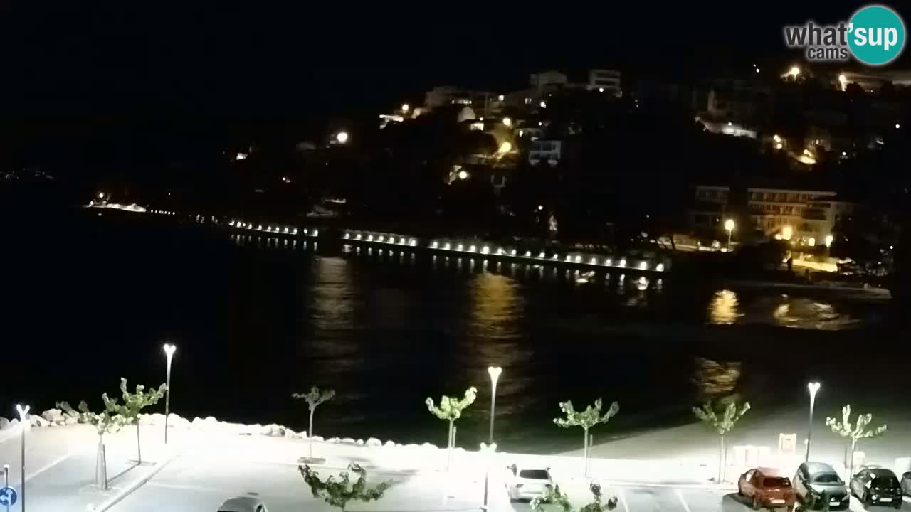 Baška Voda | Podluka beach webcam