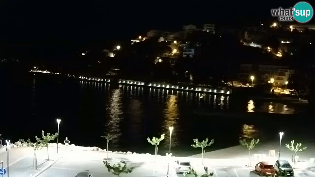 Baška Voda live | webcam spiaggia Podluka