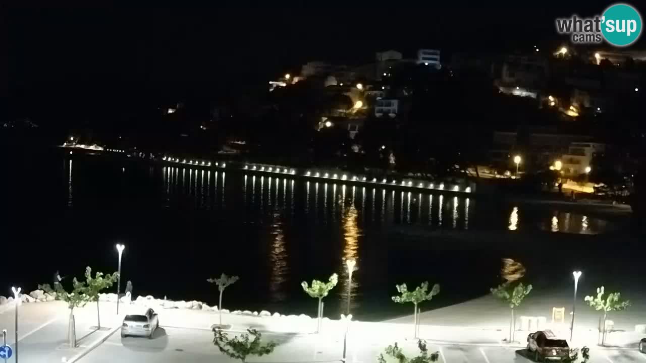 Baška Voda live | webcam spiaggia Podluka