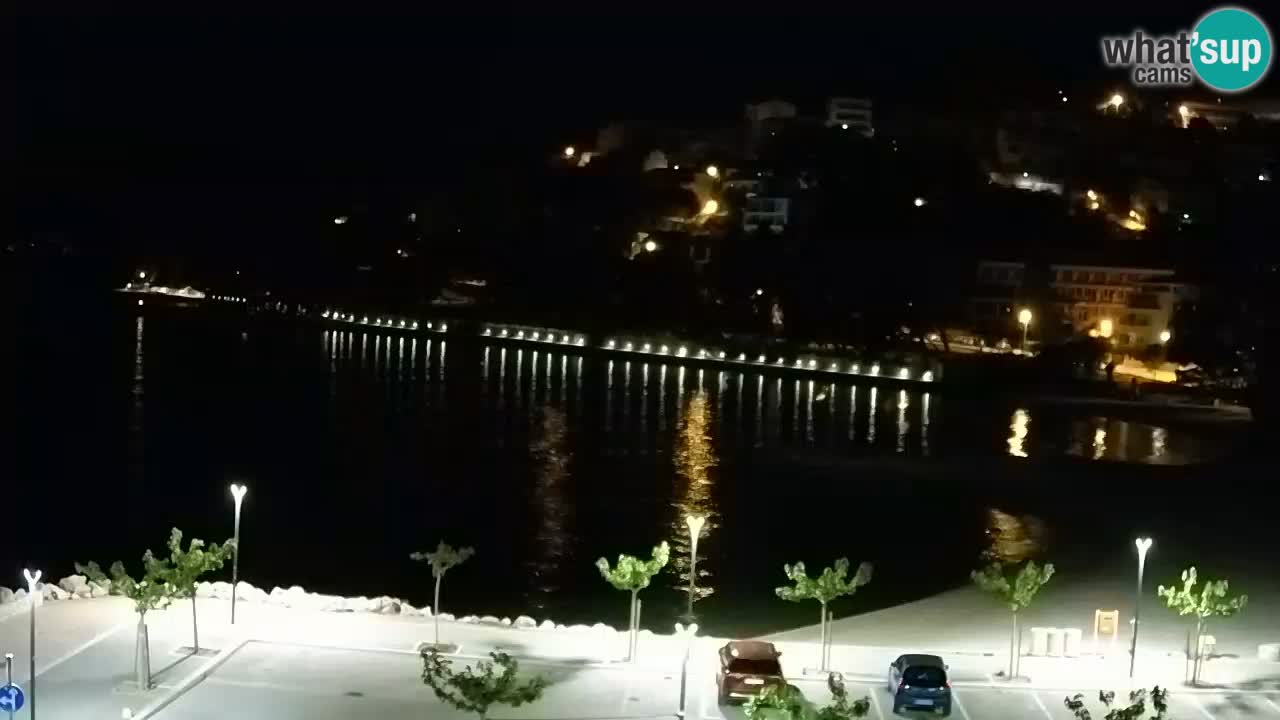 Baška Voda | webcam Podluka Strand