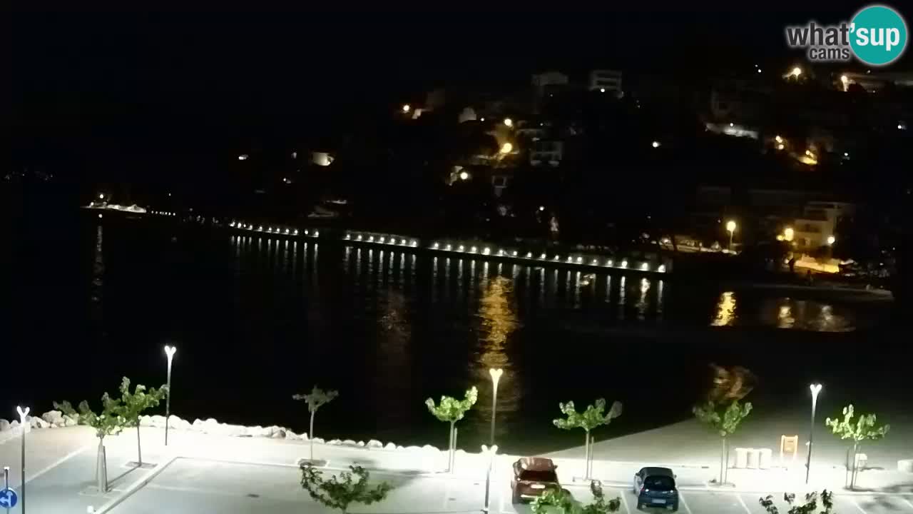 Baška Voda live | webcam spiaggia Podluka