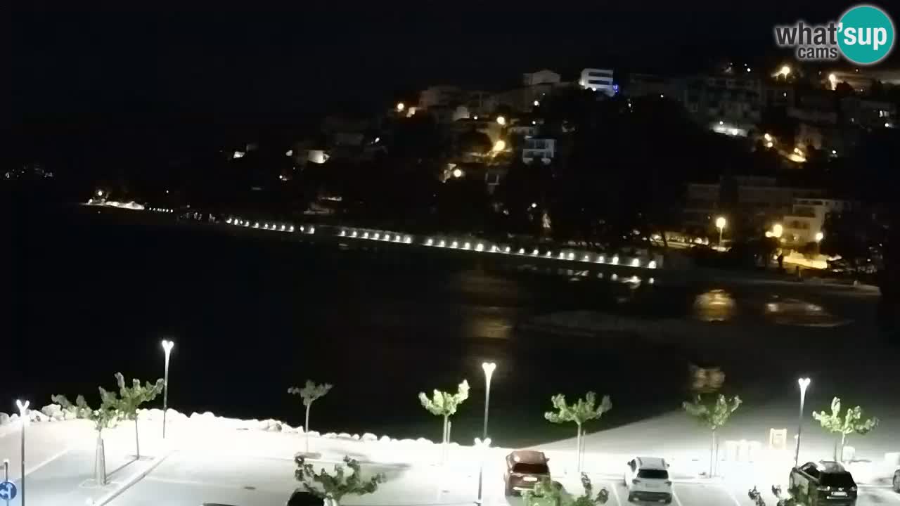 Baška Voda | webcam Podluka Strand