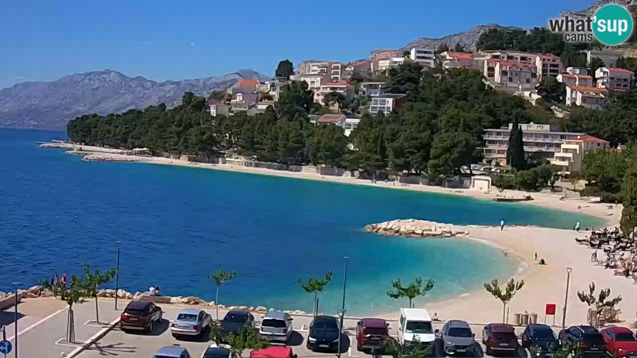 Baška Voda | Podluka beach webcam