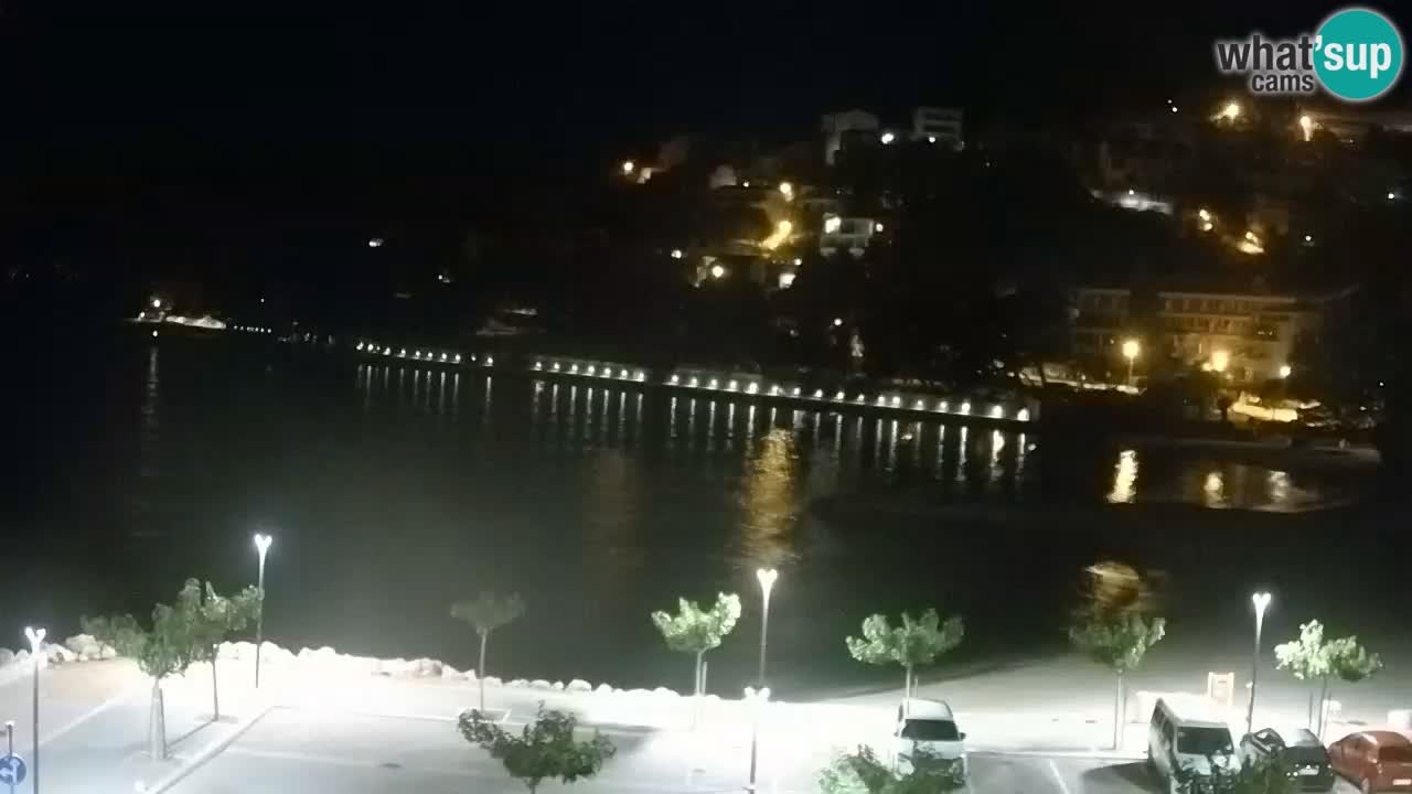 Baška Voda | webcam Podluka Strand