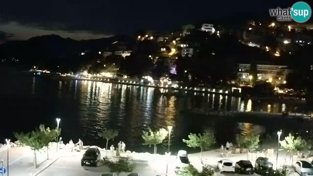 Baška Voda v živo | kamera Podluka plaža