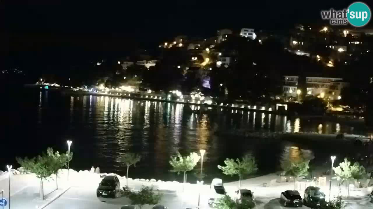 Baška Voda | webcam Podluka Strand
