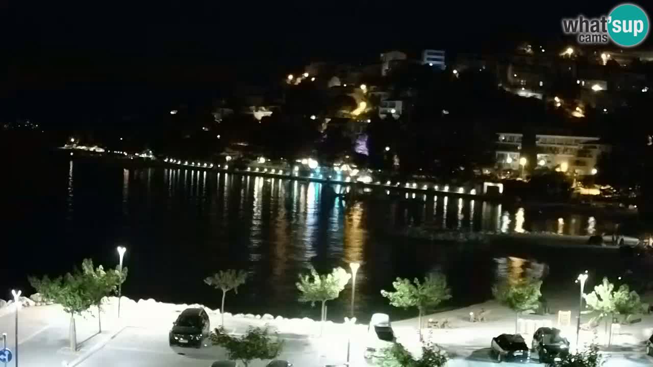 Baška Voda u živo | web kamera plaža Podluka