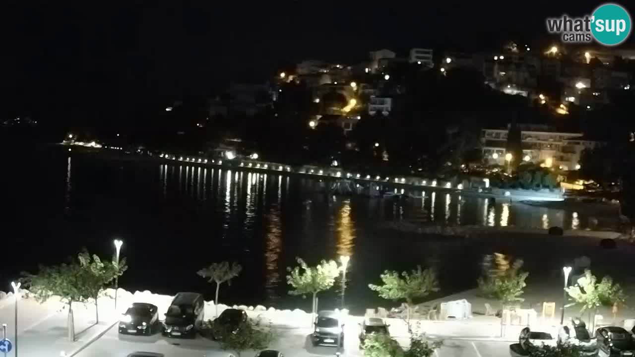 Baška Voda | webcam Podluka Strand