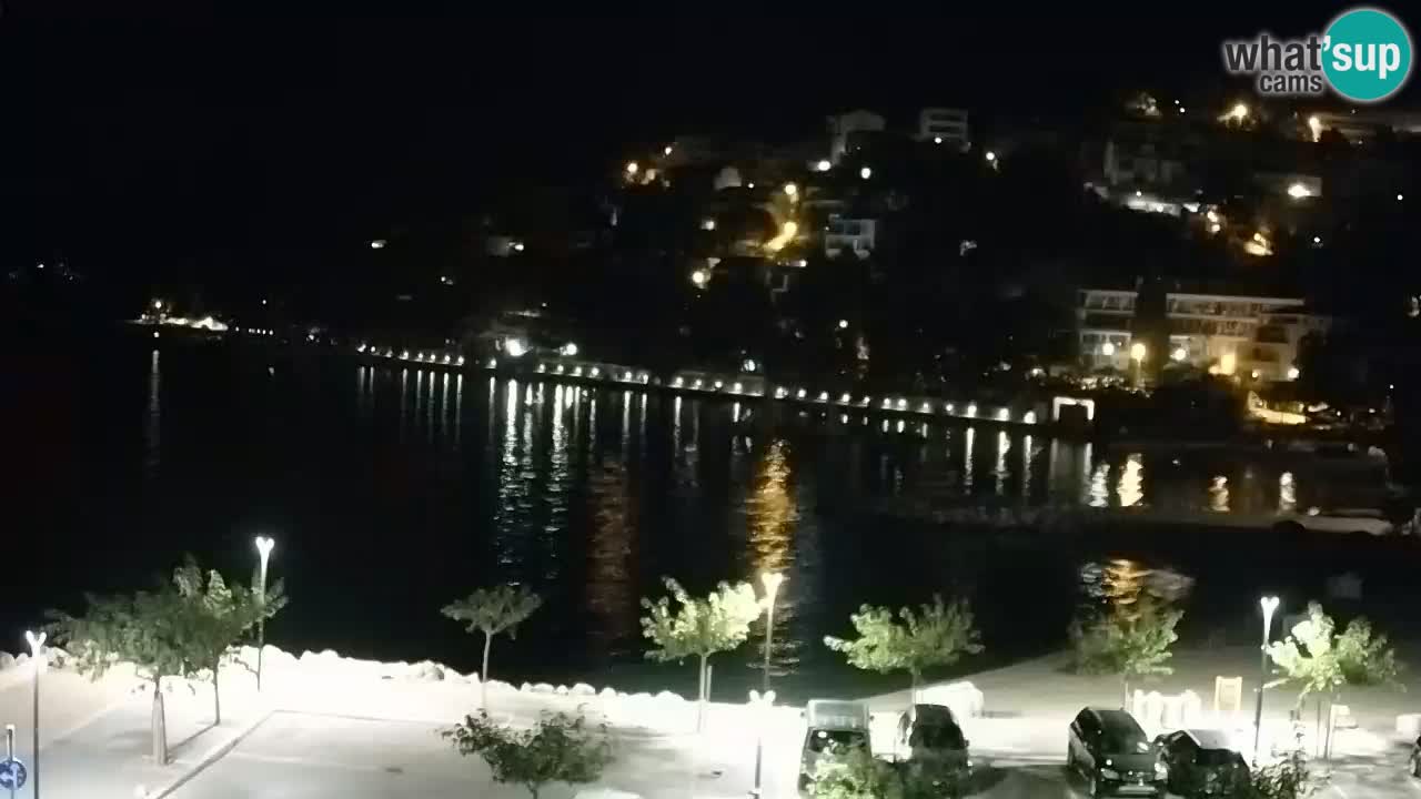 Baška Voda v živo | kamera Podluka plaža
