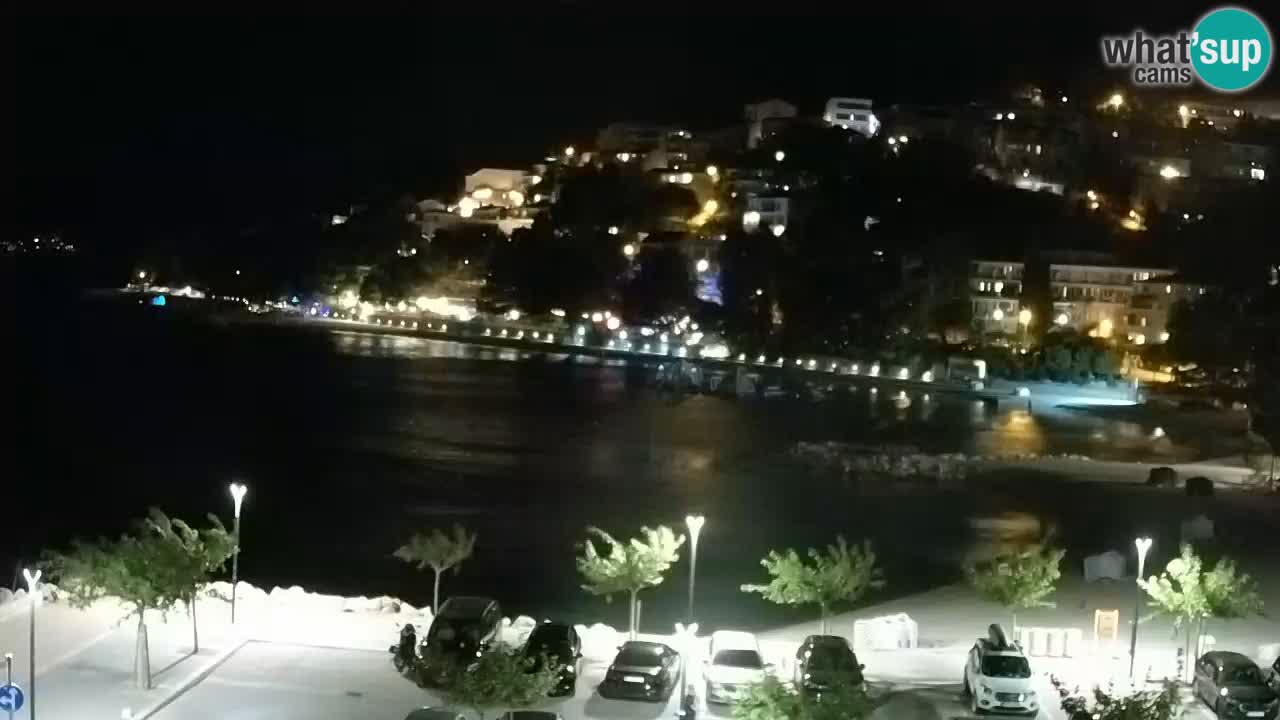 Baška Voda live | webcam spiaggia Podluka