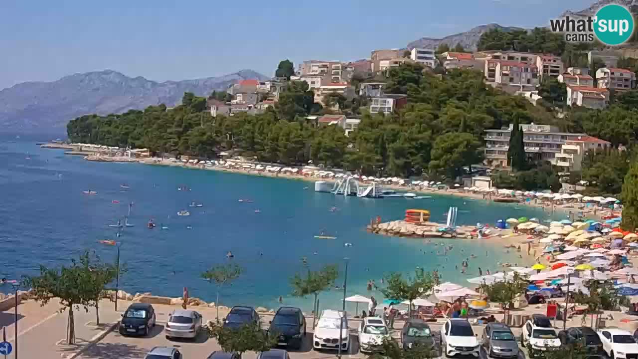 Baška Voda | webcam Podluka Strand