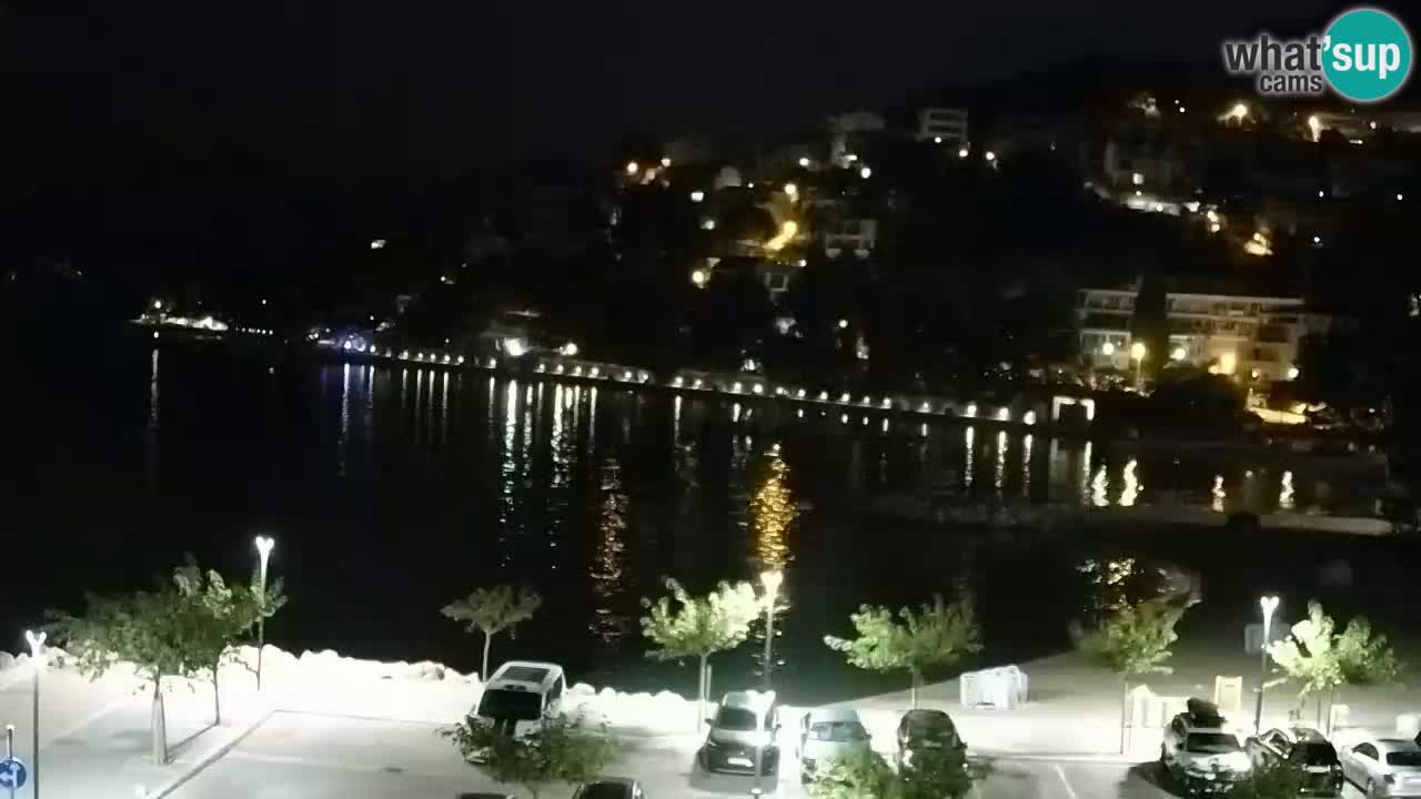 Baška Voda live | webcam spiaggia Podluka