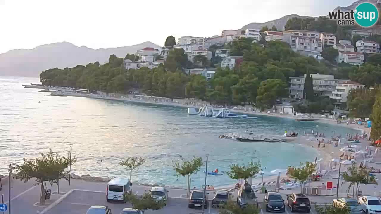 Baška Voda | webcam Podluka Strand