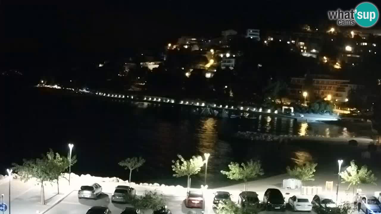 Baška Voda live | webcam spiaggia Podluka