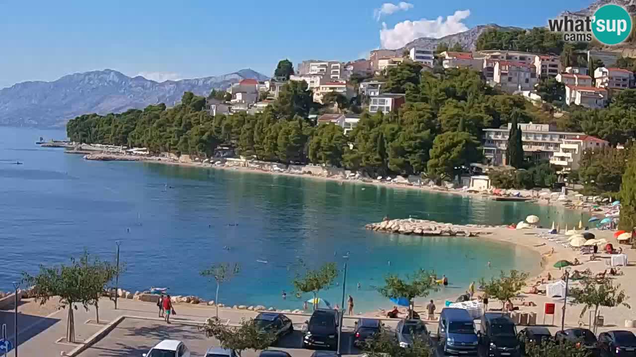 Baška Voda | Podluka beach webcam