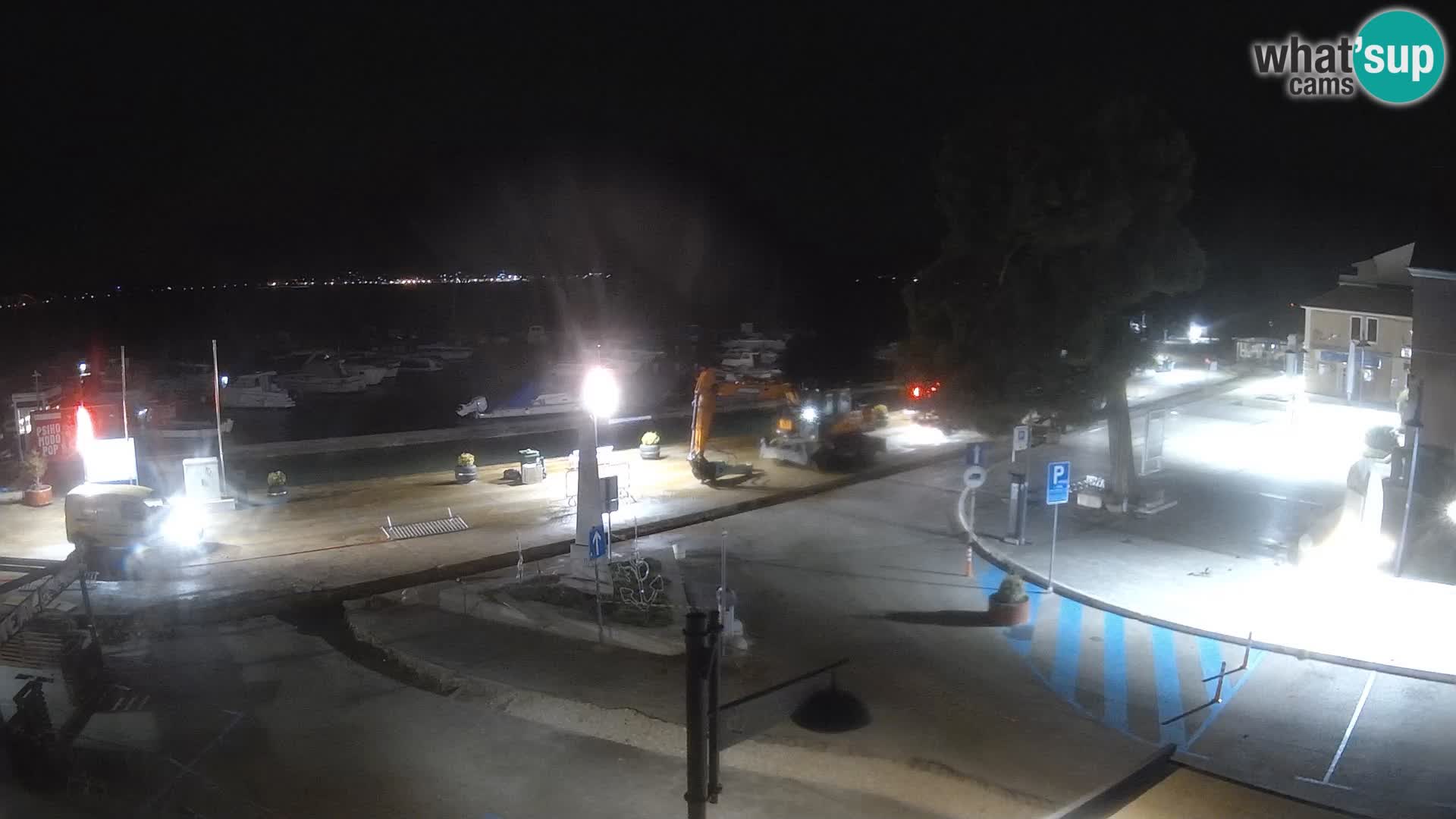 Biograd na Moru webcam – König Tomislav Platz