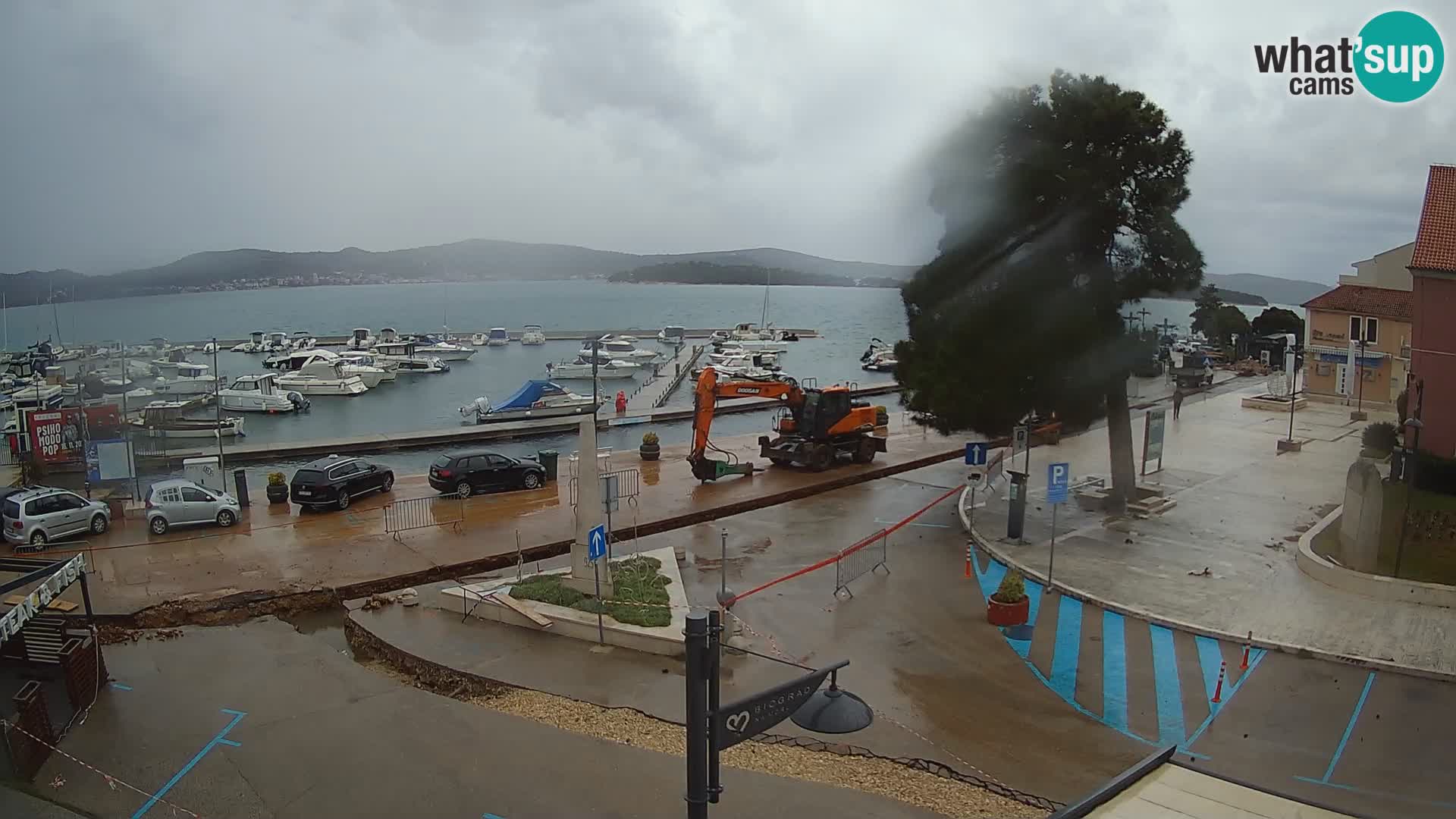 Biograd na Moru webcam – König Tomislav Platz