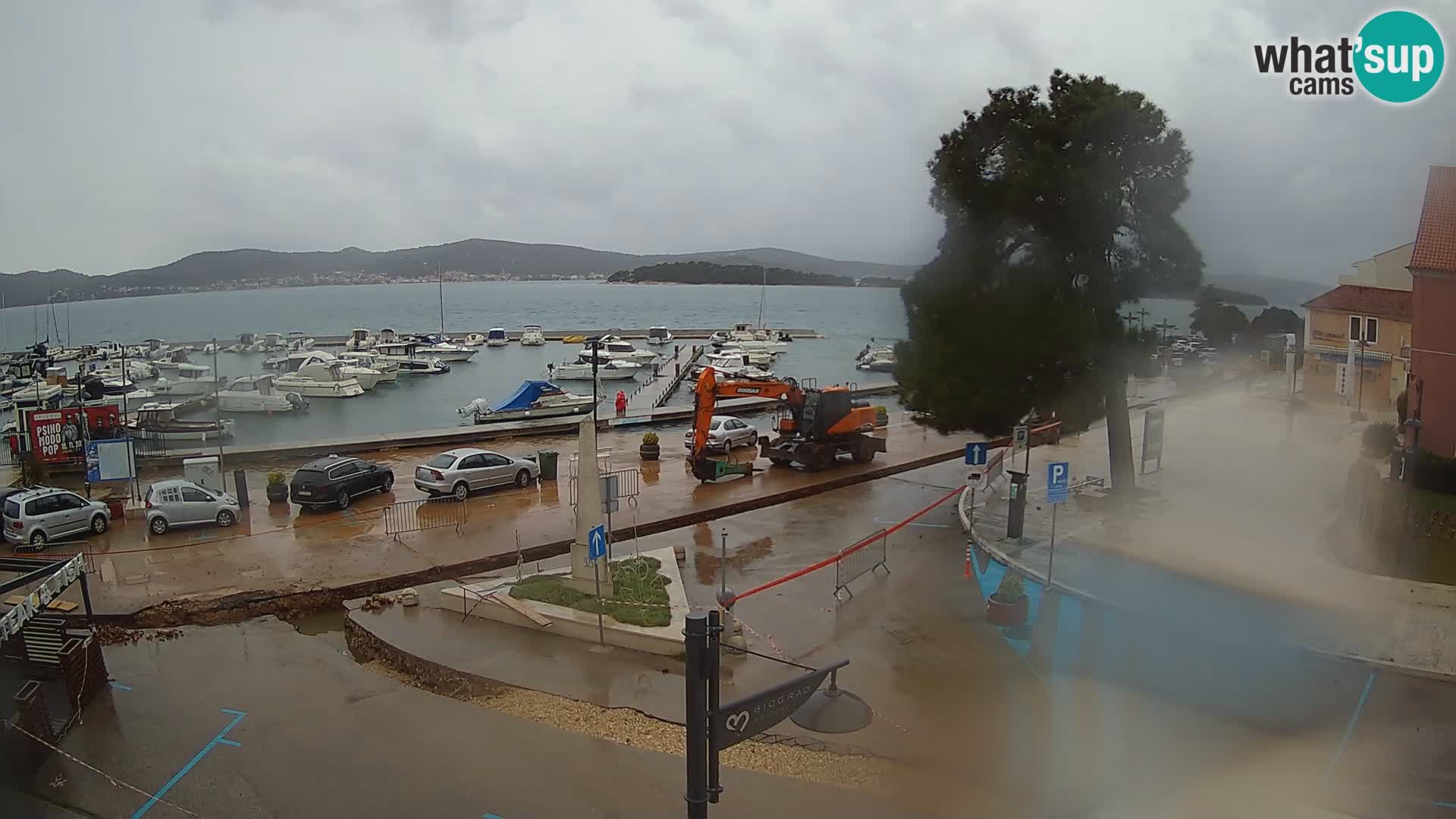 Biograd na Moru webcam – König Tomislav Platz