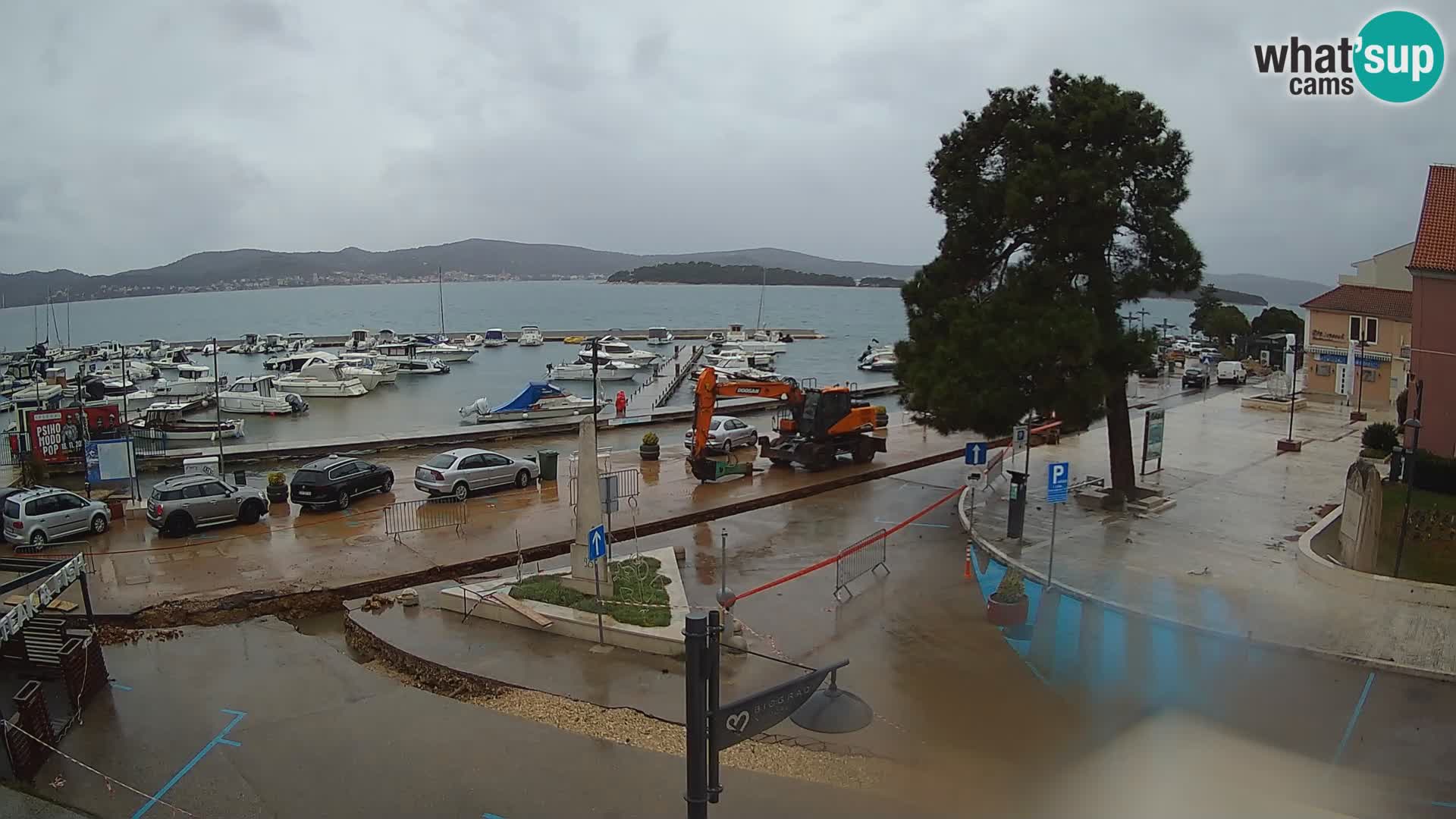 Biograd na Moru webcam – König Tomislav Platz