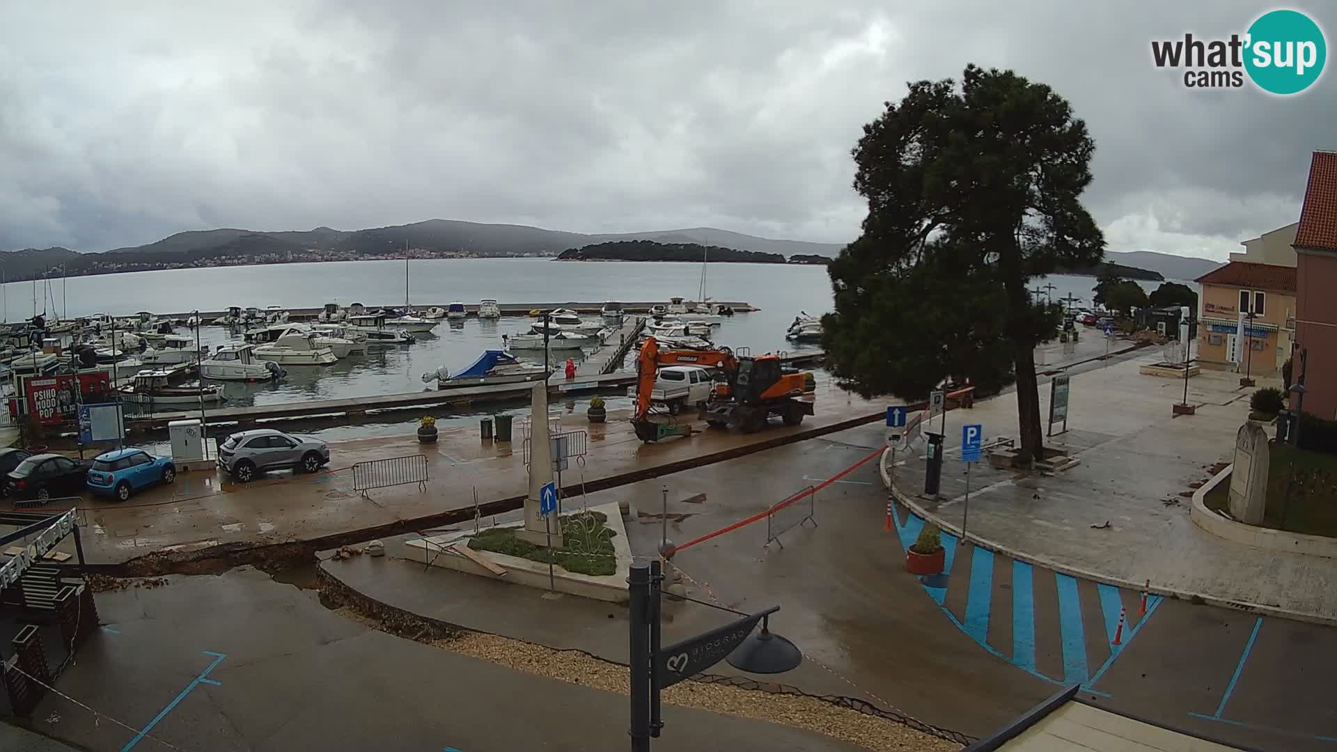 Biograd na Moru webcam – König Tomislav Platz