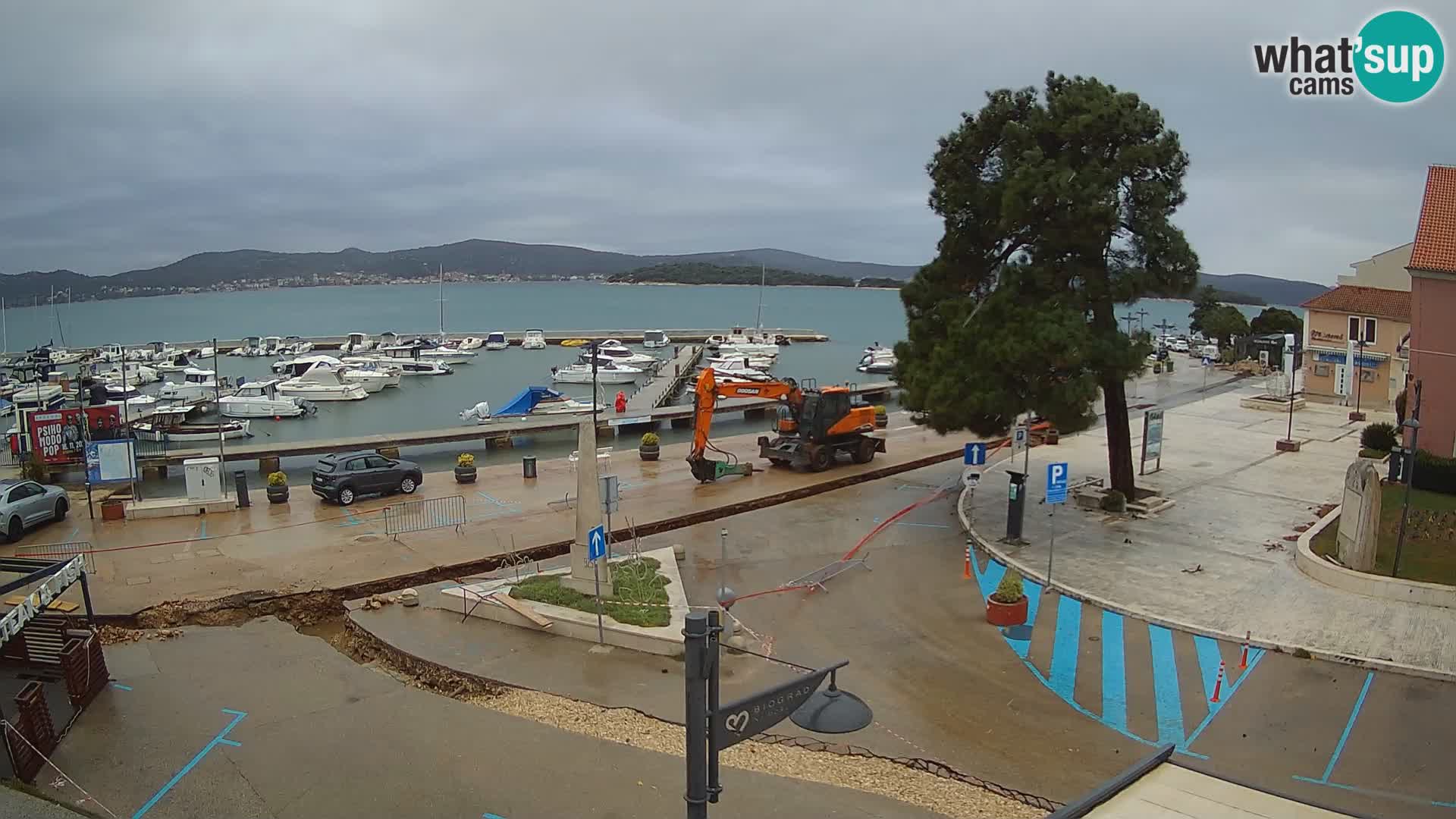 Biograd na Moru webcam – König Tomislav Platz