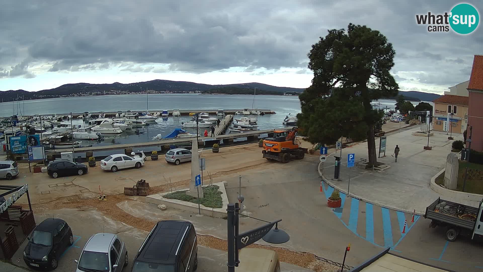 Biograd na Moru webcam – König Tomislav Platz