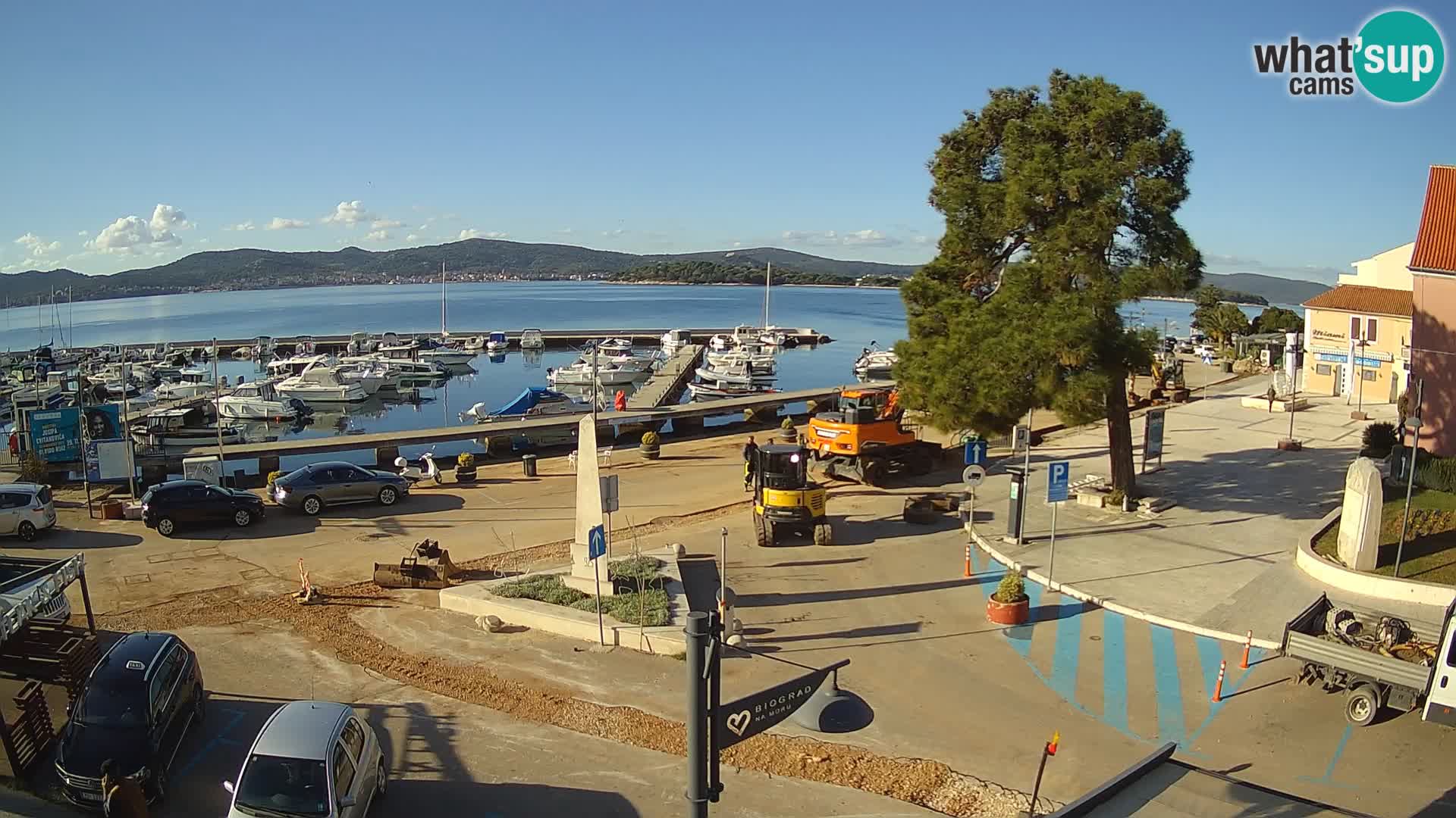 Biograd na Moru webcam – König Tomislav Platz