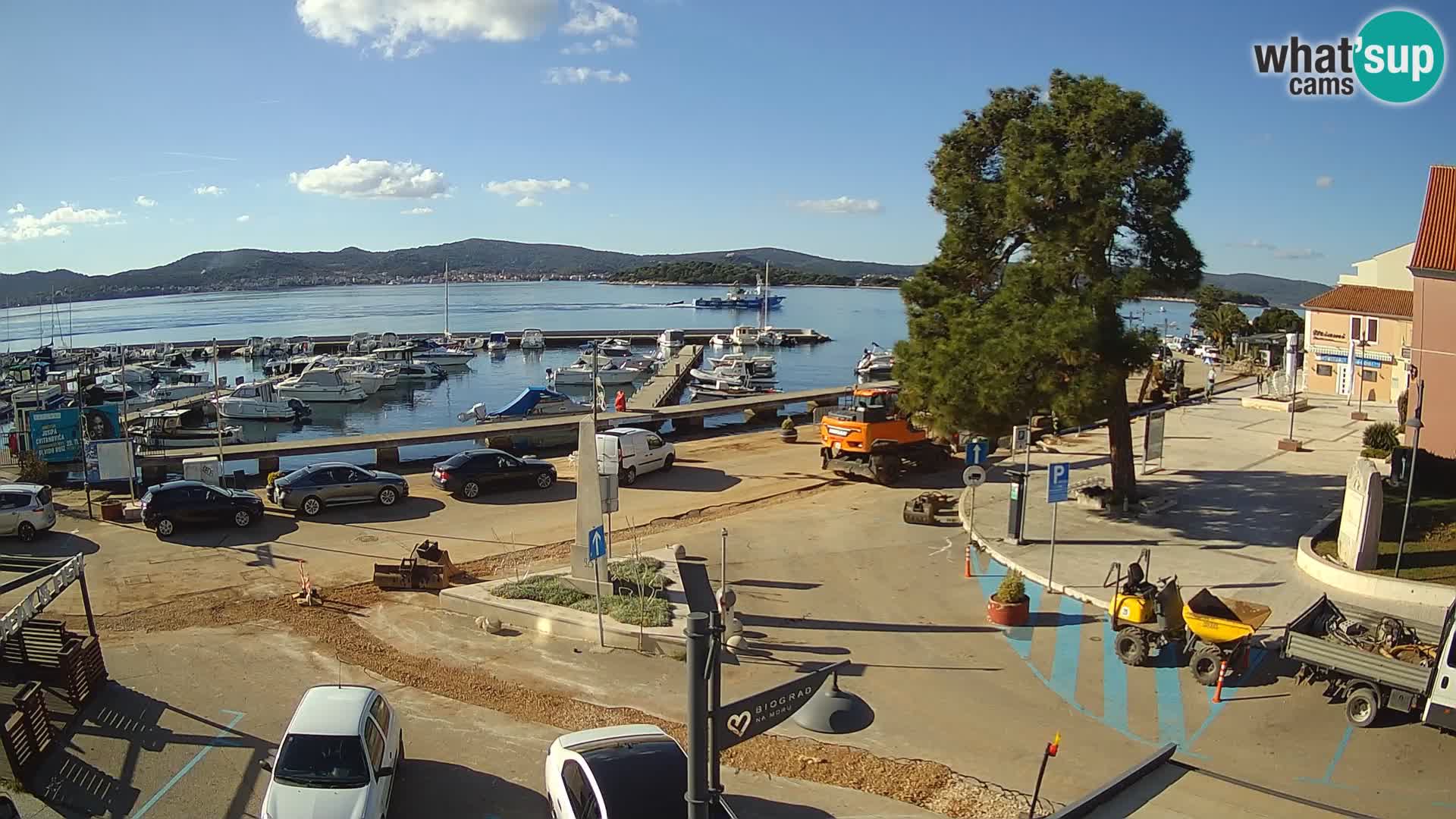 Biograd na Moru webcam – König Tomislav Platz