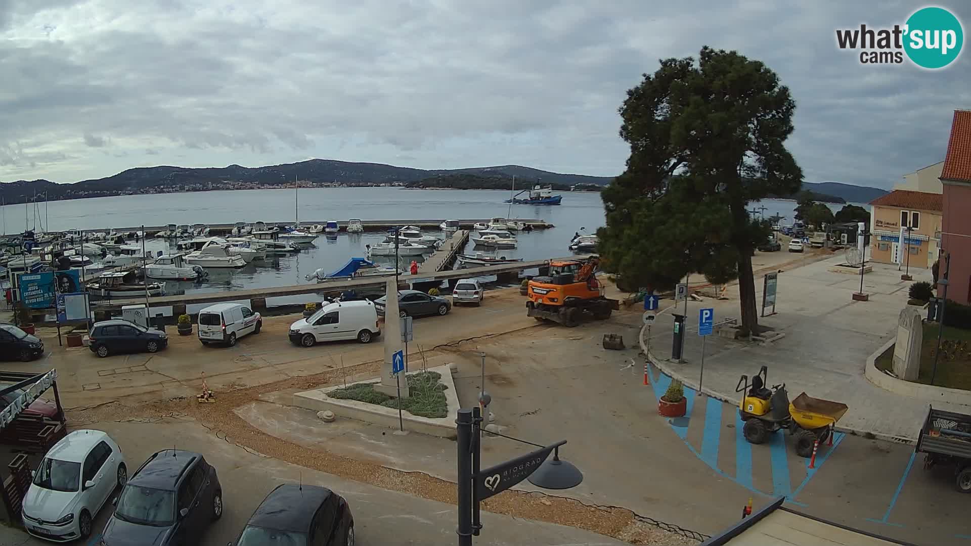 Biograd na Moru webcam – König Tomislav Platz