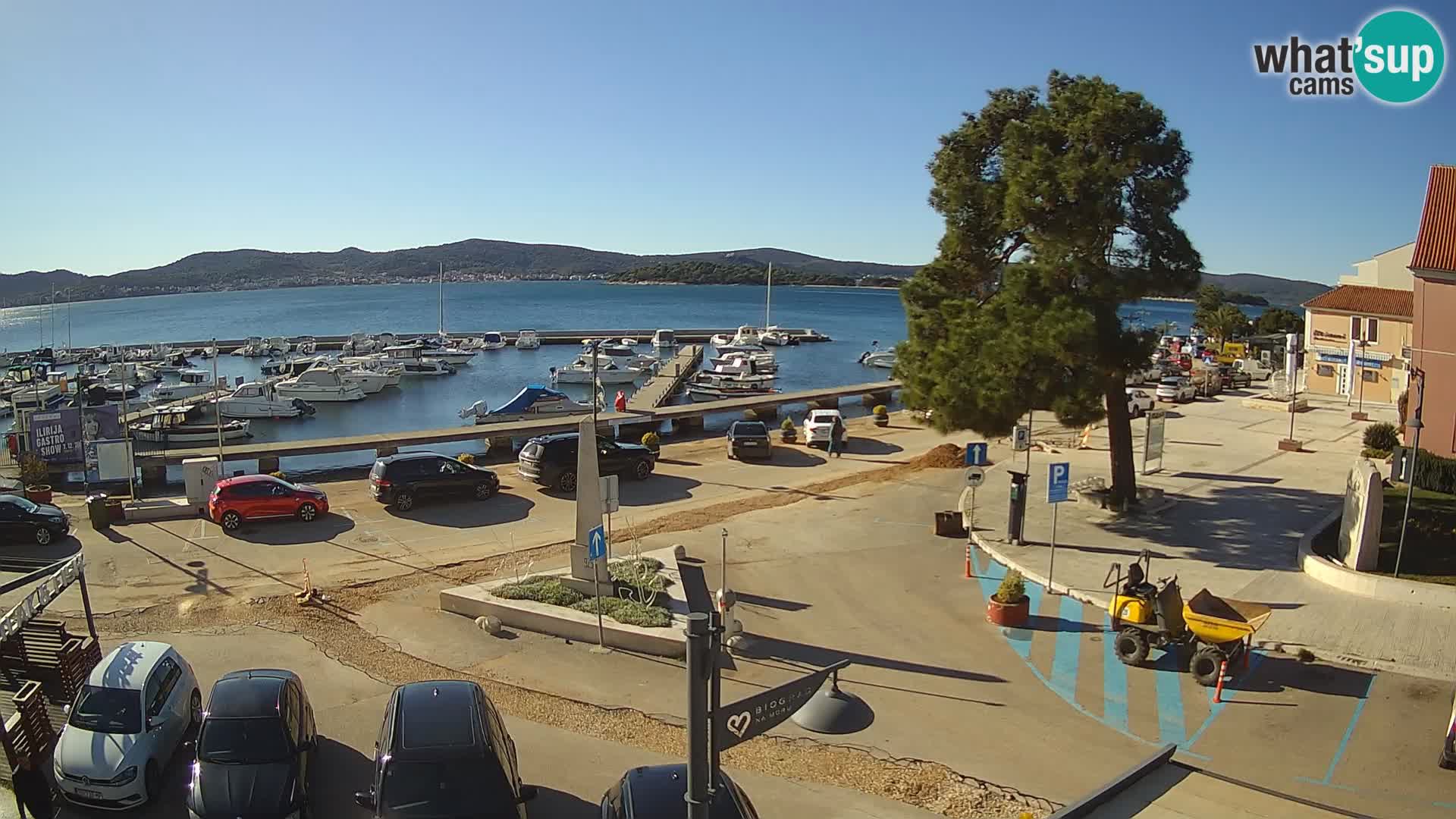 Biograd na Moru webcam – König Tomislav Platz