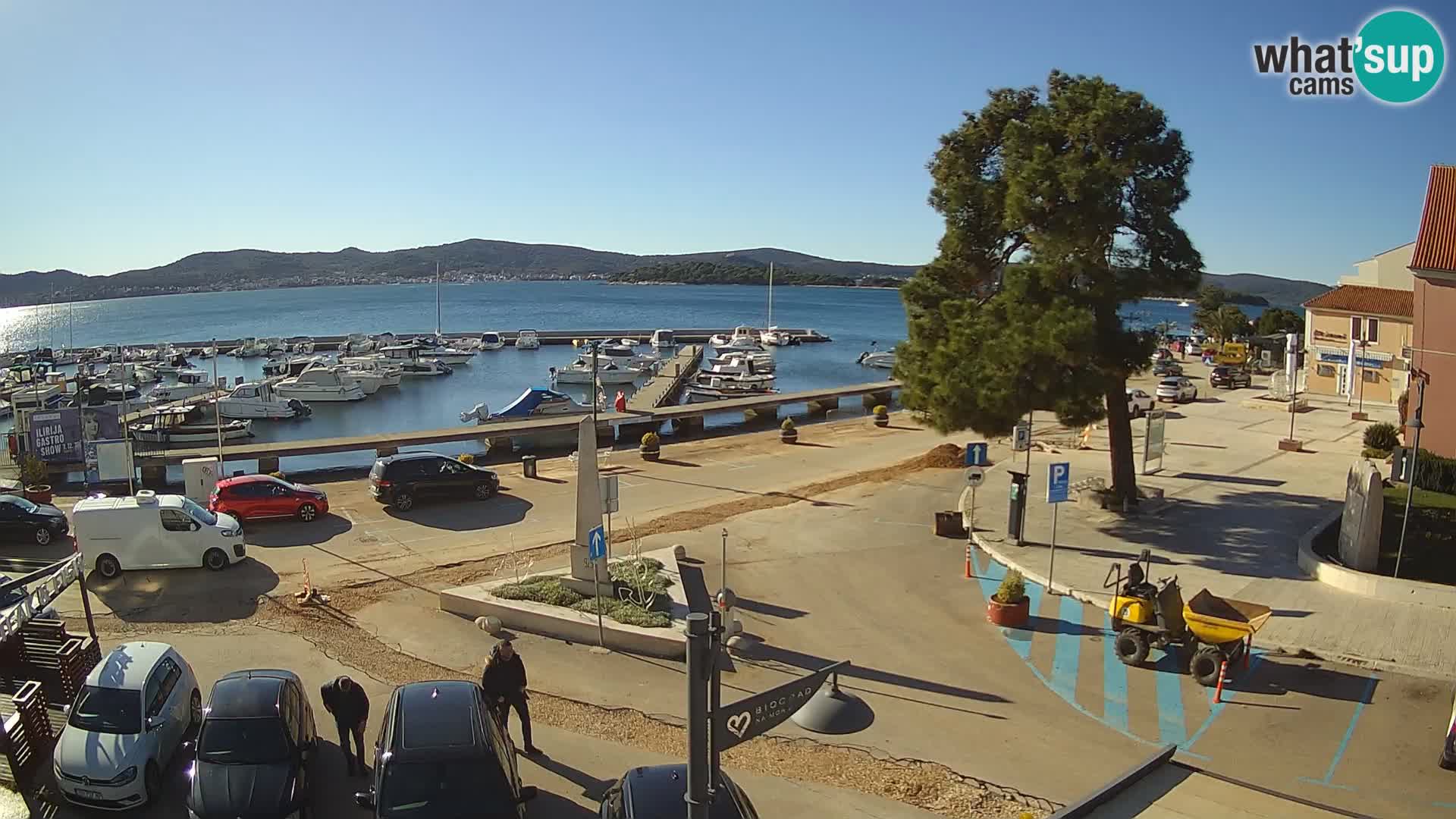 Biograd na Moru webcam – König Tomislav Platz