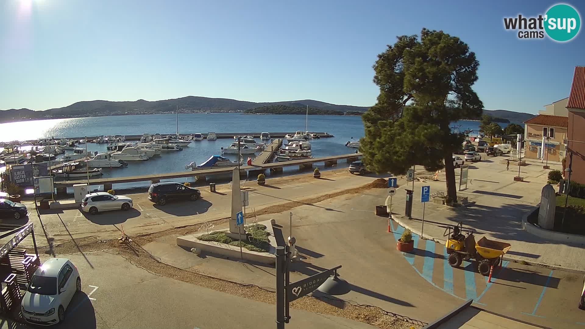 Biograd na Moru webcam – König Tomislav Platz